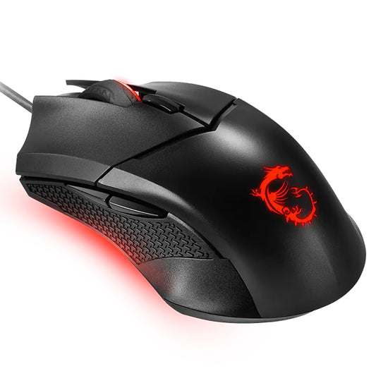 MSI Clutch GM08 Wired Red Light Gaming Mouse 3200Dpi
