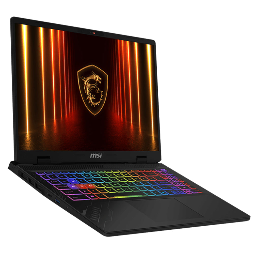 لاب توب ام اس اى  Crosshair 16 HX AI D2XWFKG-208EG (انتل كور Ultra 7 255HX - رام 16 جيجابايت - هارد 1 تيرابايت M.2 NVMe - نفيديا 8 جيجابايت RTX 5070 - شاشة 16 بوصة 240 هرتز QHD+ IPS - ويندوز 11) 