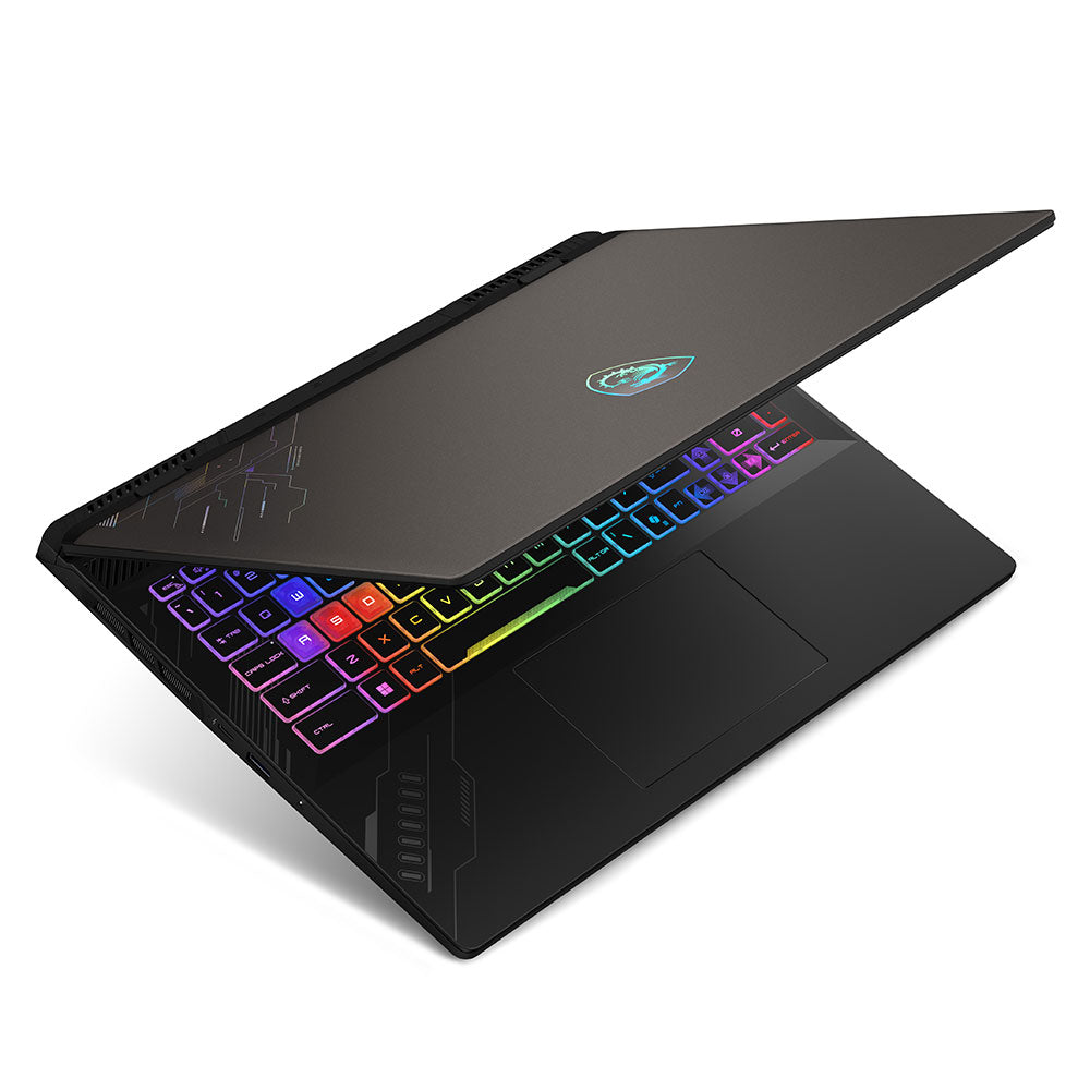 لاب توب ام اس اى Crosshair 16 HX AI D2XWGKG-207EG (انتل كور Ultra 9 255HX - رام 16 جيجابايت - هارد 1 تيرابايت M.2 NVMe - نفيديا 8 جيجابايت RTX 5070 - شاشة 16 بوصة 240 هرتز QHD+ IPS - ويندوز 11) - رمادي