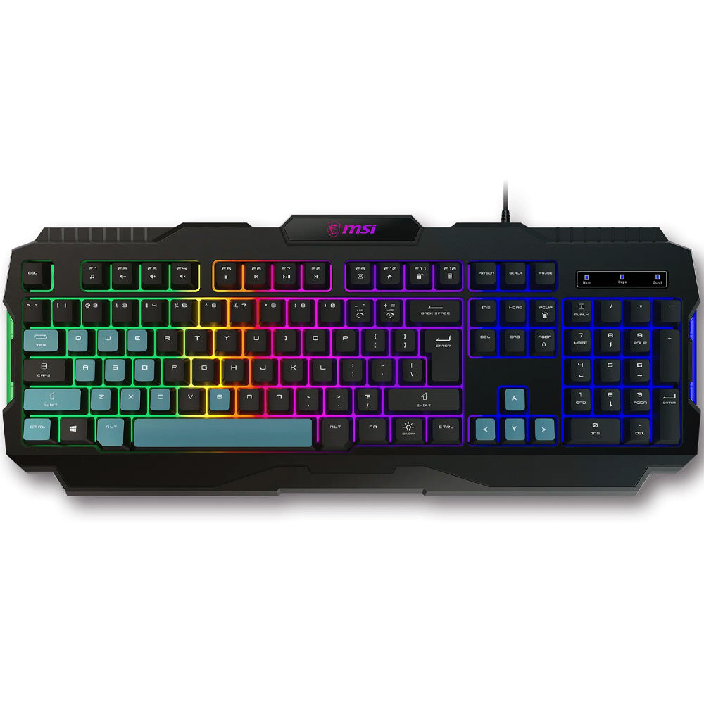MSI Forge GK100 Wired RGB Gaming Keyboard + Mouse Combo English