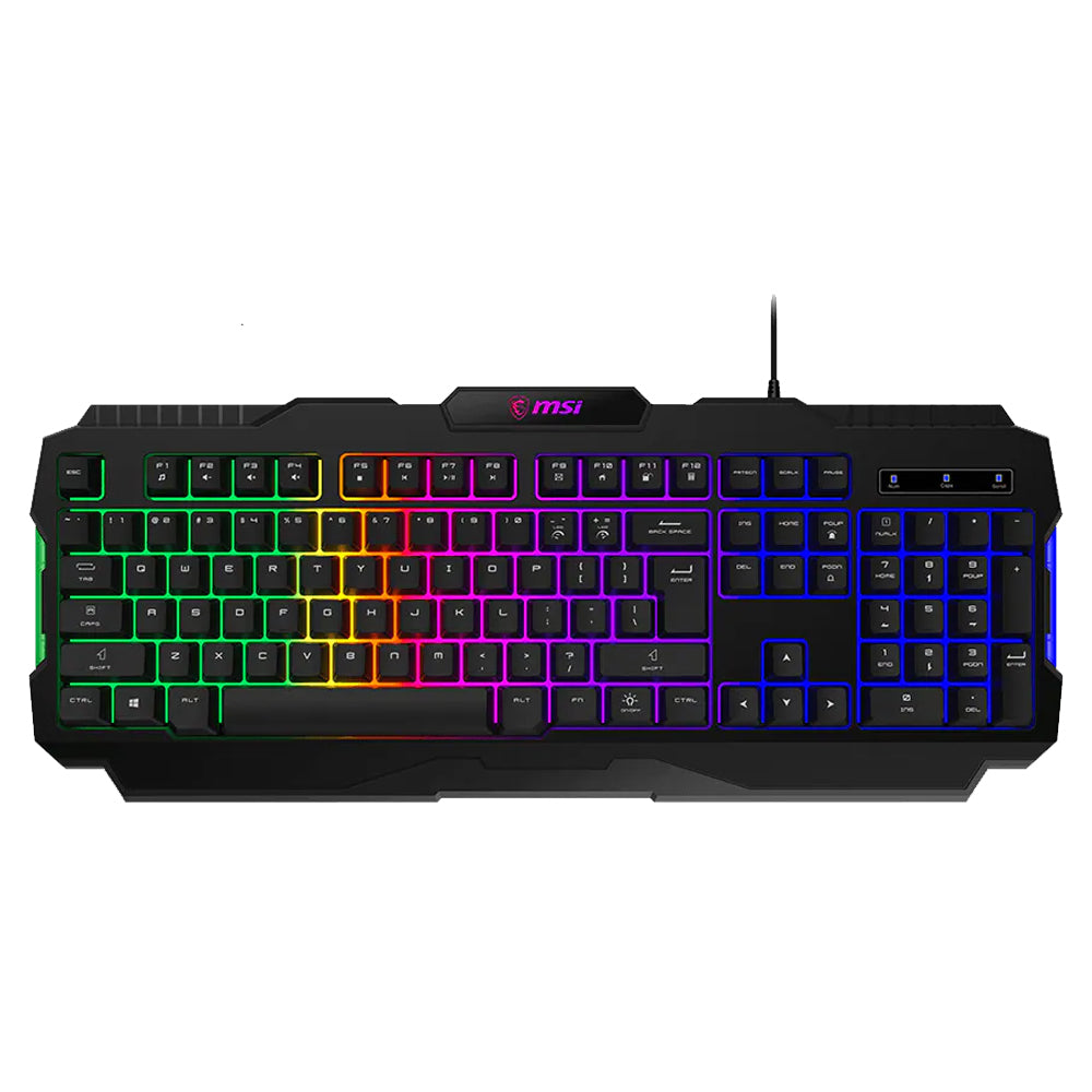 MSI Forge GK100 Wired RGB Gaming Keyboard + Mouse Combo English