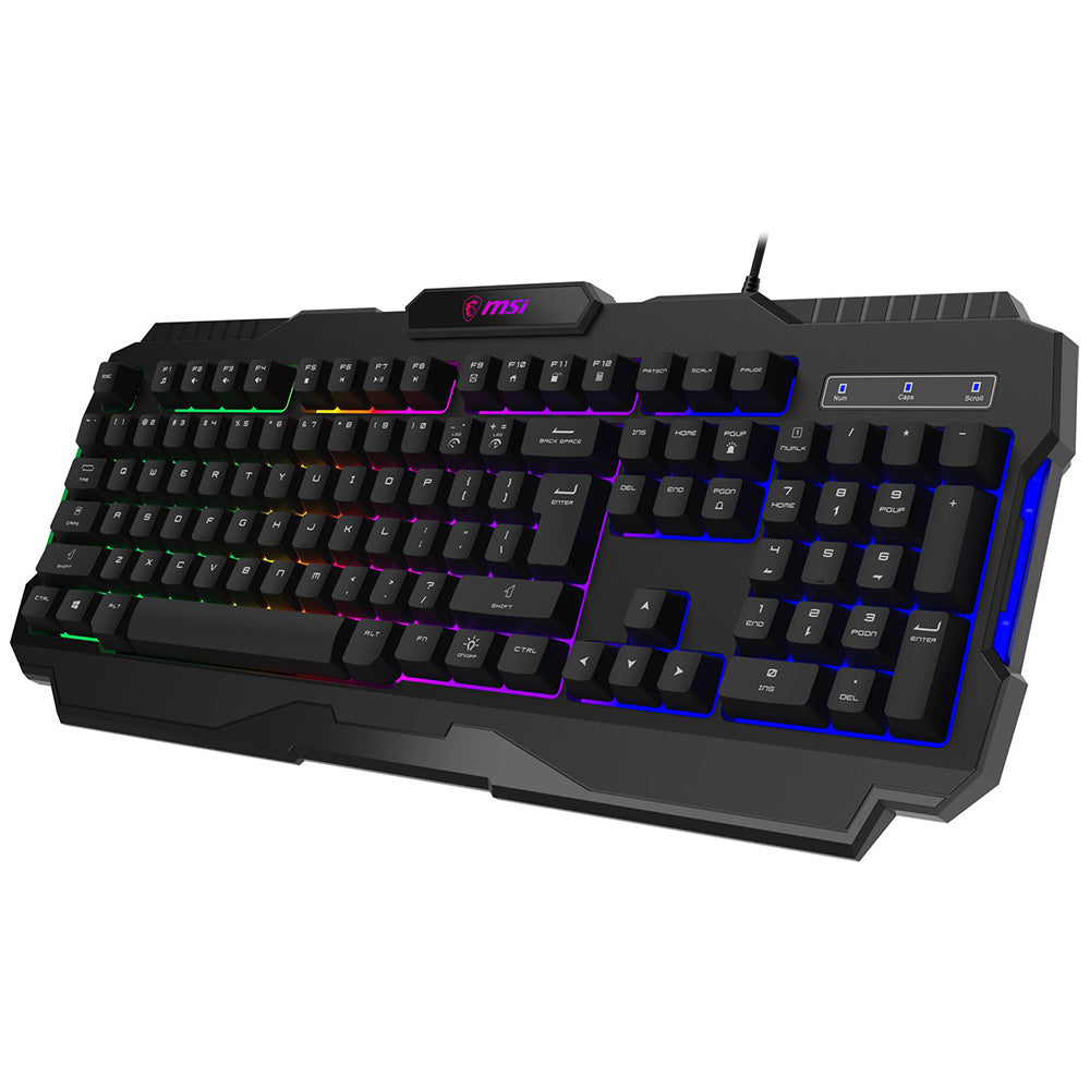 MSI Forge GK100 Wired RGB Gaming Keyboard + Mouse Combo English