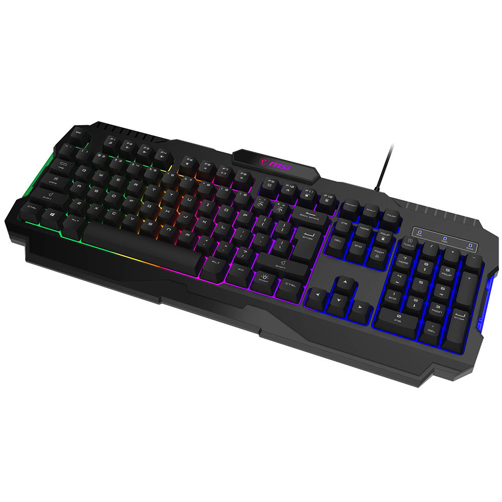 MSI Forge GK100 Wired RGB Gaming Keyboard + Mouse Combo English