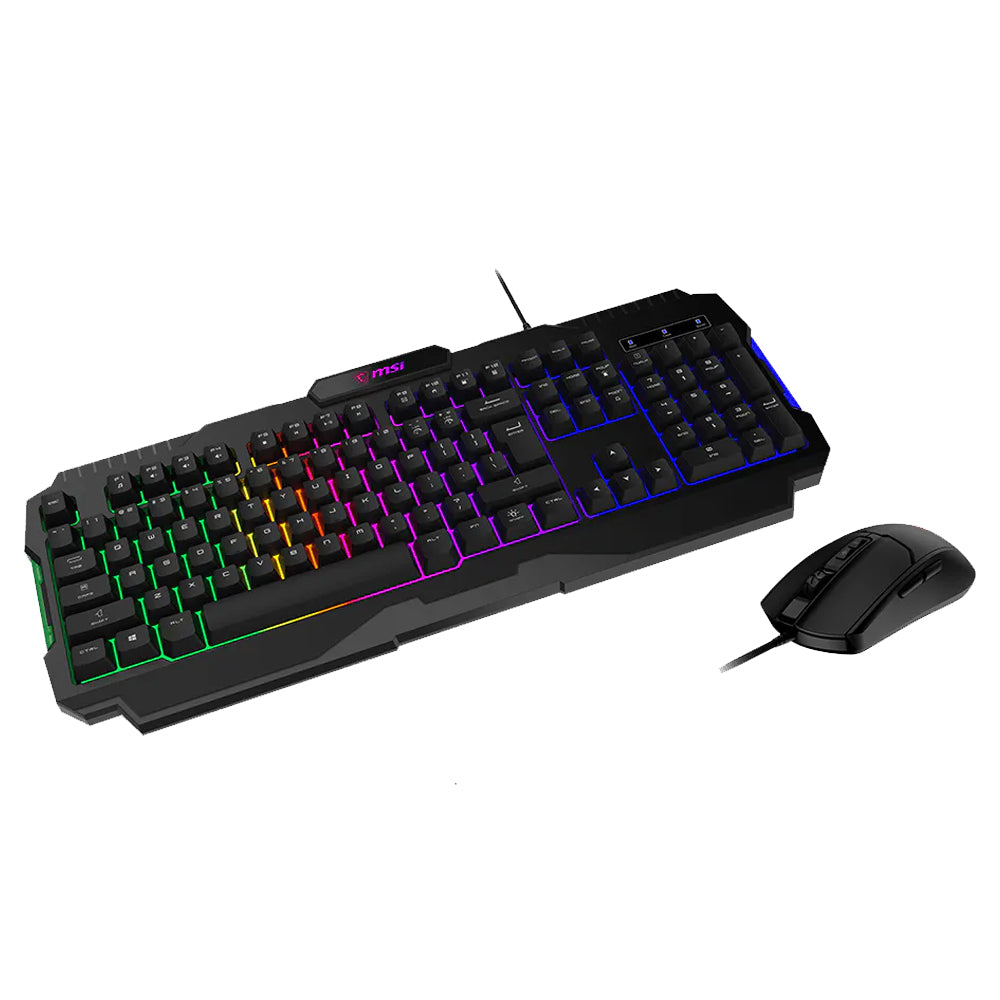 MSI Forge GK100 Wired RGB Gaming Keyboard + Mouse 