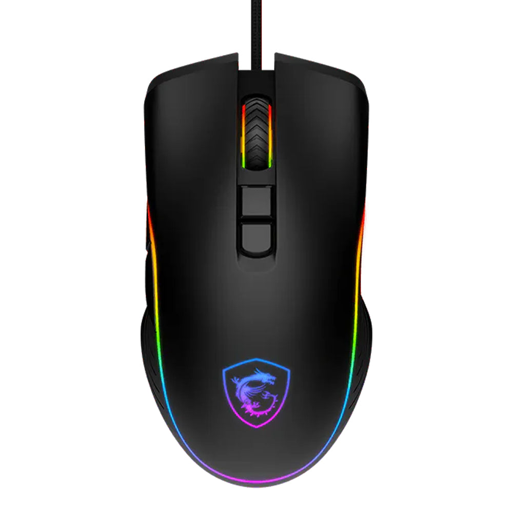 MSI Forge GK300 Blue Switch Wired RGB Gaming Keyboard + Mouse Combo English