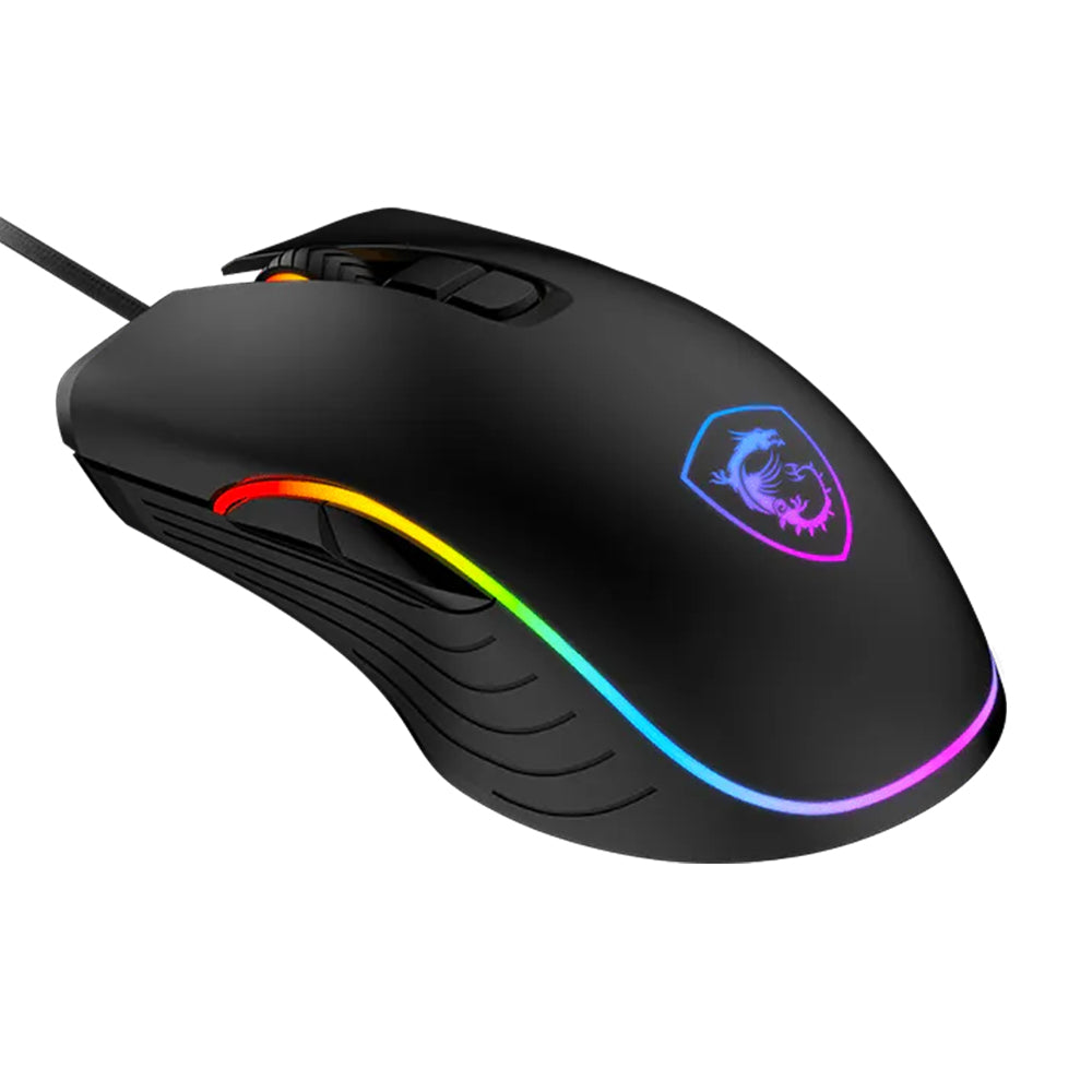 MSI Forge GK300 Blue Switch Wired RGB Gaming Keyboard + Mouse Combo English