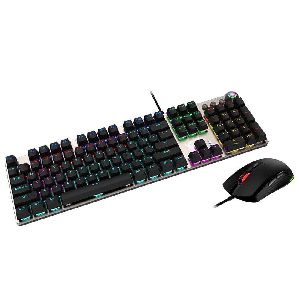MSI Forge GK310 Red Switch Wired RGB Gaming Keyboard + Mouse Combo English