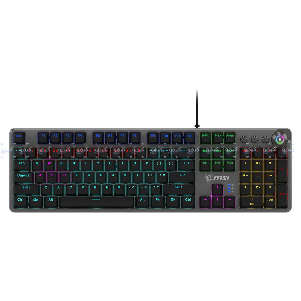 MSI Forge GK310 Red Switch Wired RGB Gaming Keyboard + Mouse Combo English