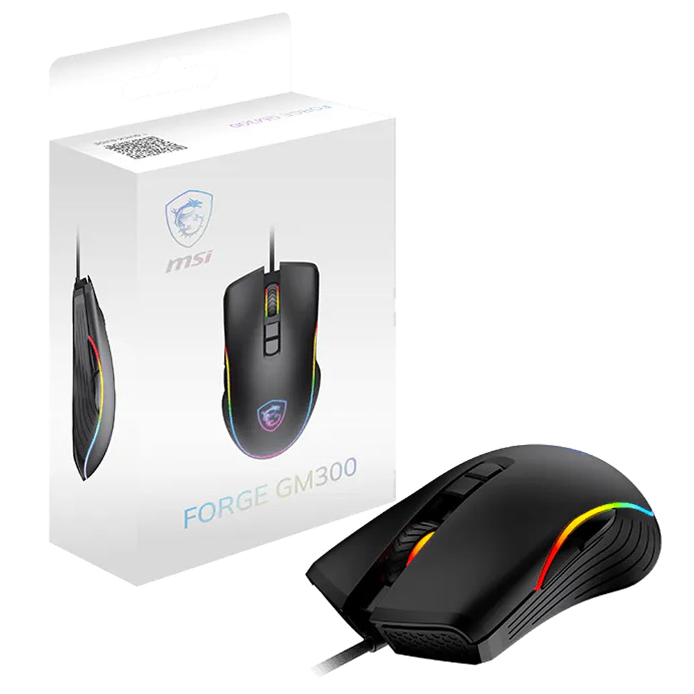 ماوس ام اس اي سلكي RGB جيمنج 7200 نقطة في البوصة Forge GM300