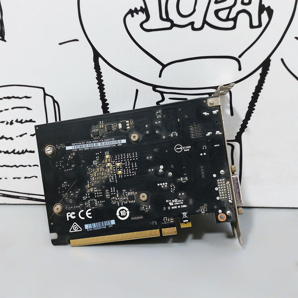 MSI GeForce GT 1030 2GB GDDR4 LP OC Graphics Card (Original Used)