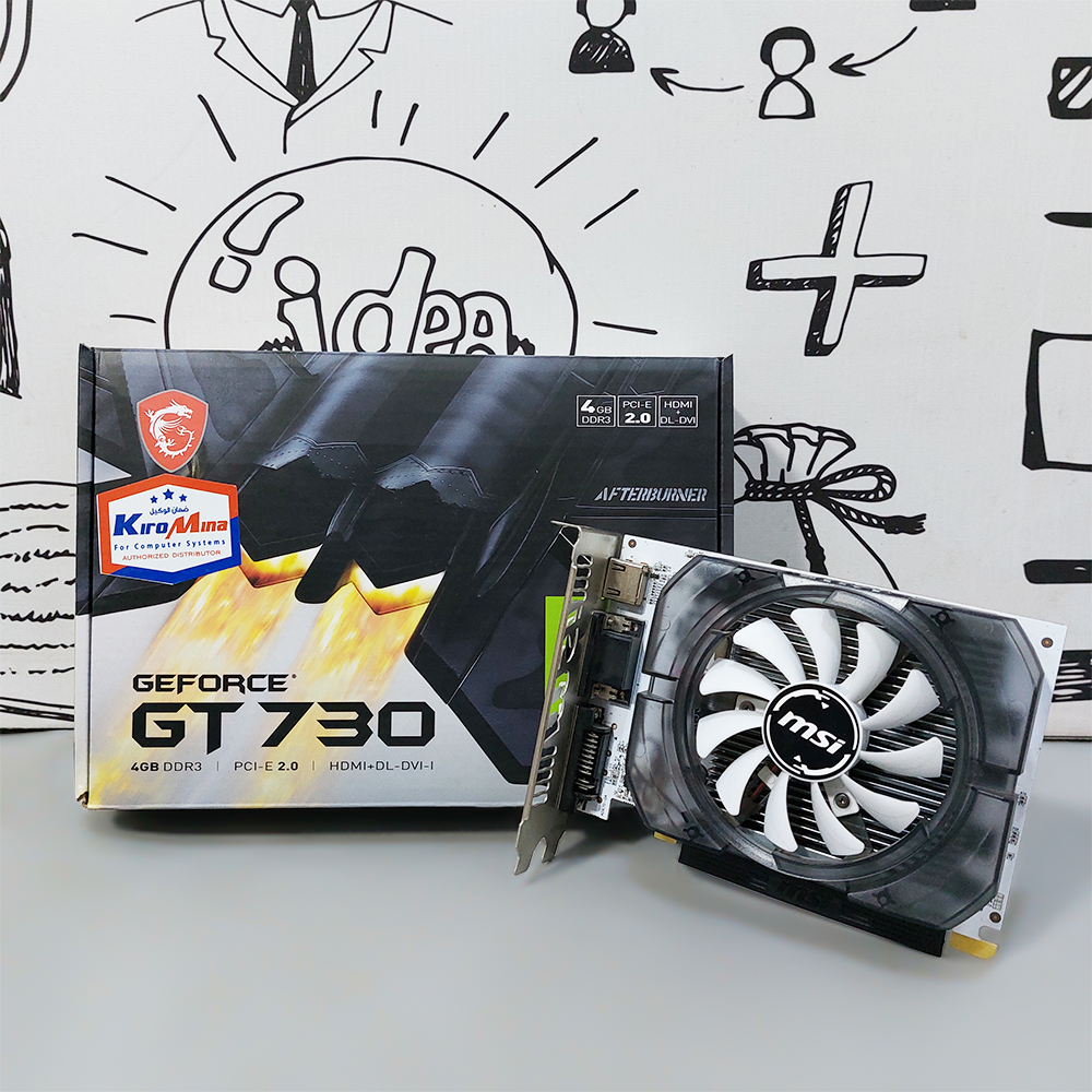 MSI GeForce GT 730 4GB DDR3 Graphics Card (Used)