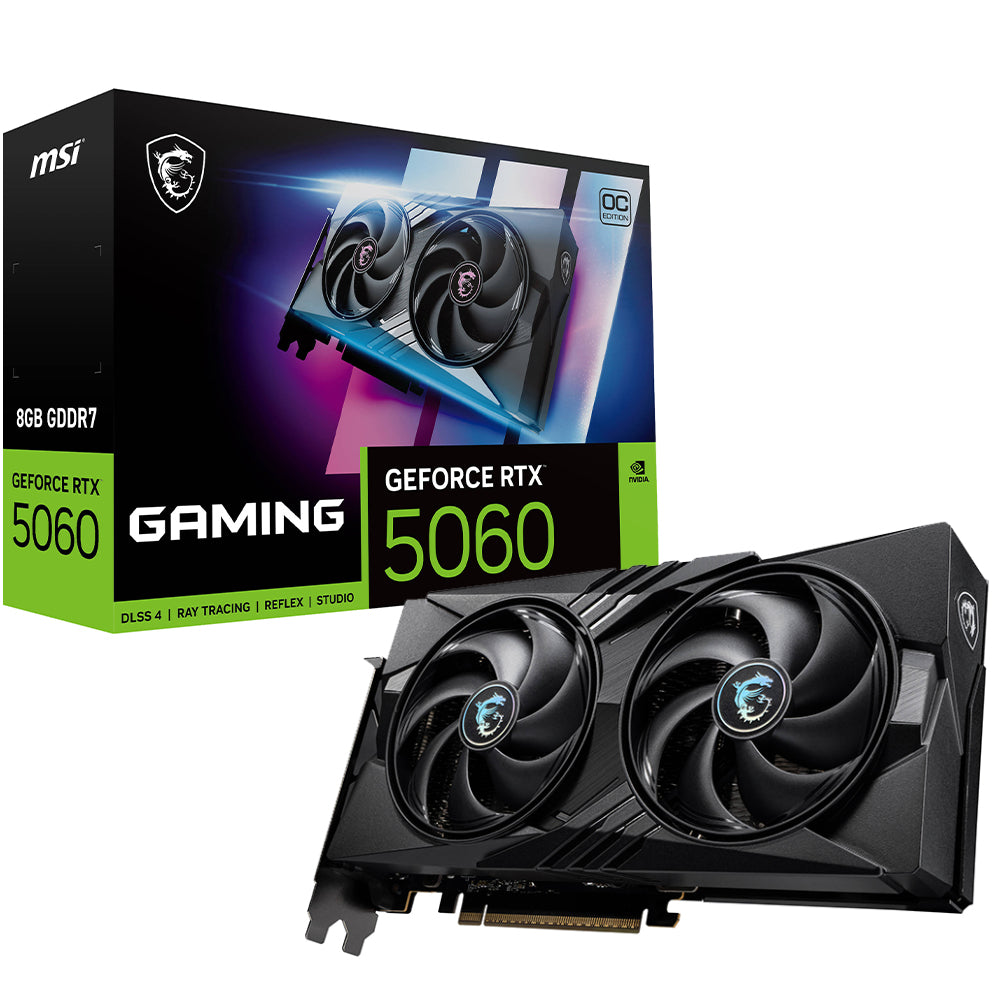 MSI GeForce RTX 5060 GAMING OC 8GB GDDR7 Graphics Card