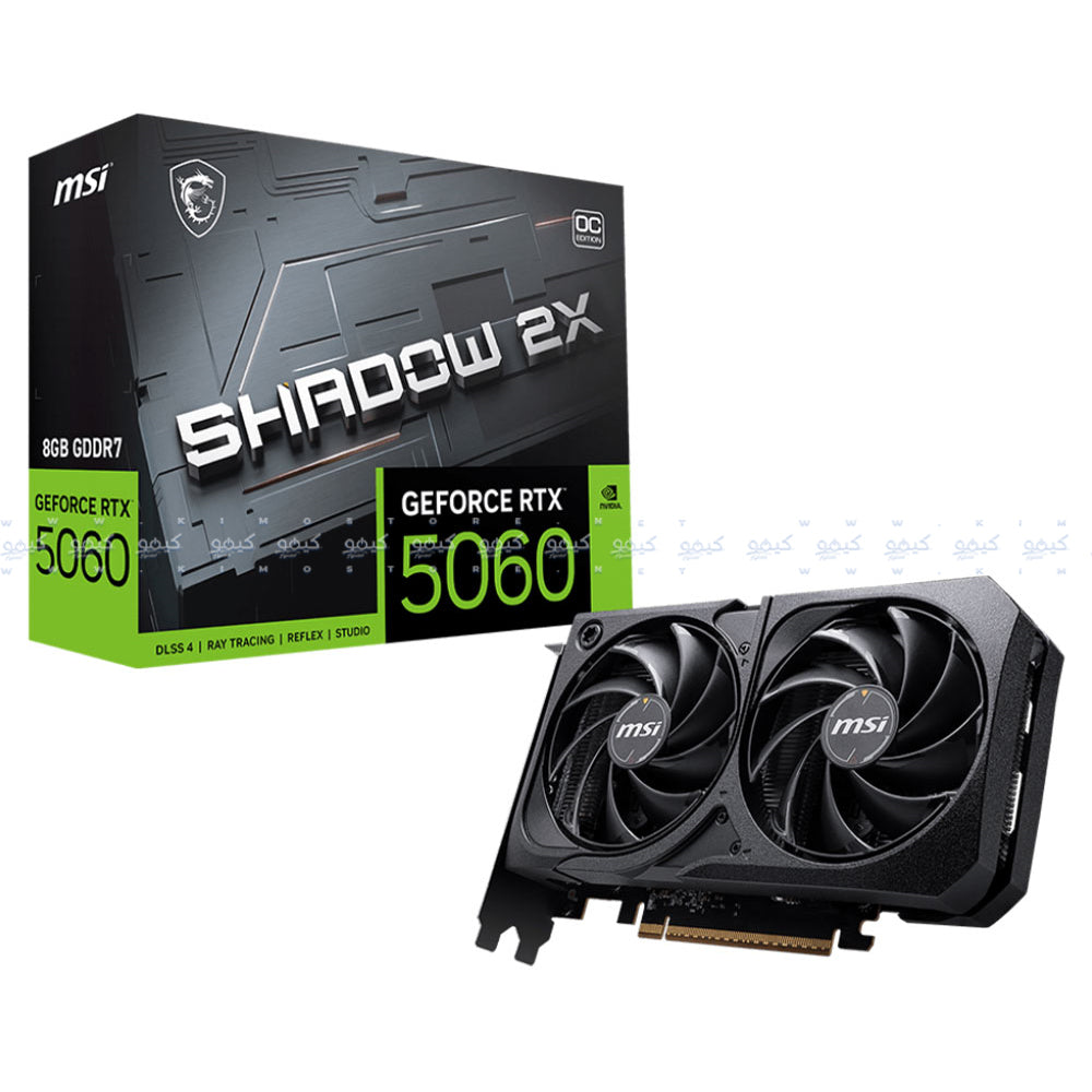 MSI GeForce RTX 5060 SHADOW 2X OC 8GB GDDR7 Graphics Card