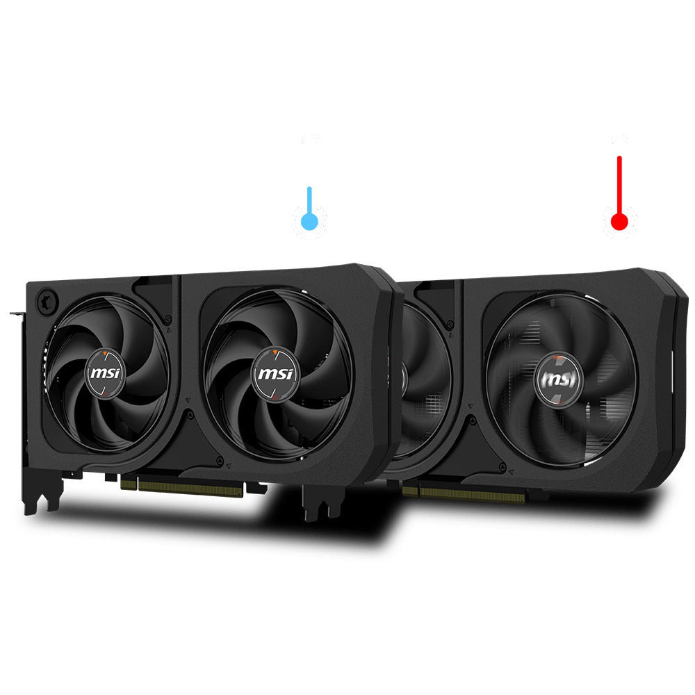 كارت شاشة ام اس اي GeForce RTX 5060 Ti SHADOW 2X OC PLUS 8GB GDDR7