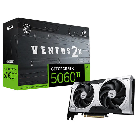 كارت شاشة ام اس اي GeForce RTX 5060 Ti VENTUS 2X OC PLUS 8GB GDDR7