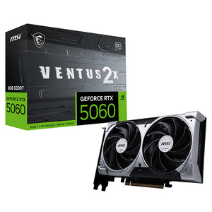 كارت شاشة ام اس اي GeForce RTX 5060 VENTUS 2X OC 8GB GDDR7