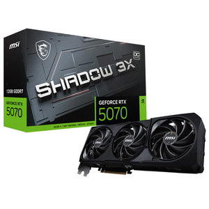 MSI GeForce RTX 5070 SHADOW 3X OC 12GB GDDR7 Graphics Card