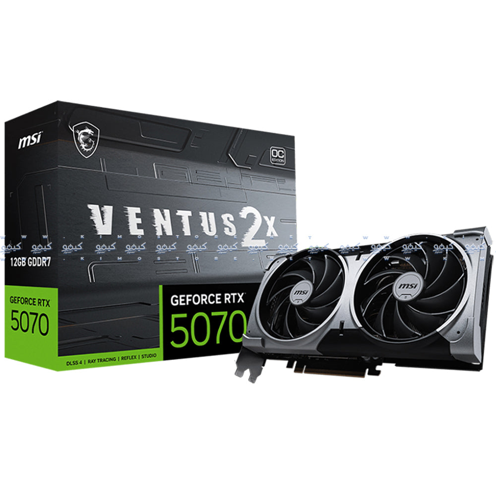 كارت شاشة ام اس اي GeForce RTX 5070 VENTUS 2X OC 12GB GDDR7 