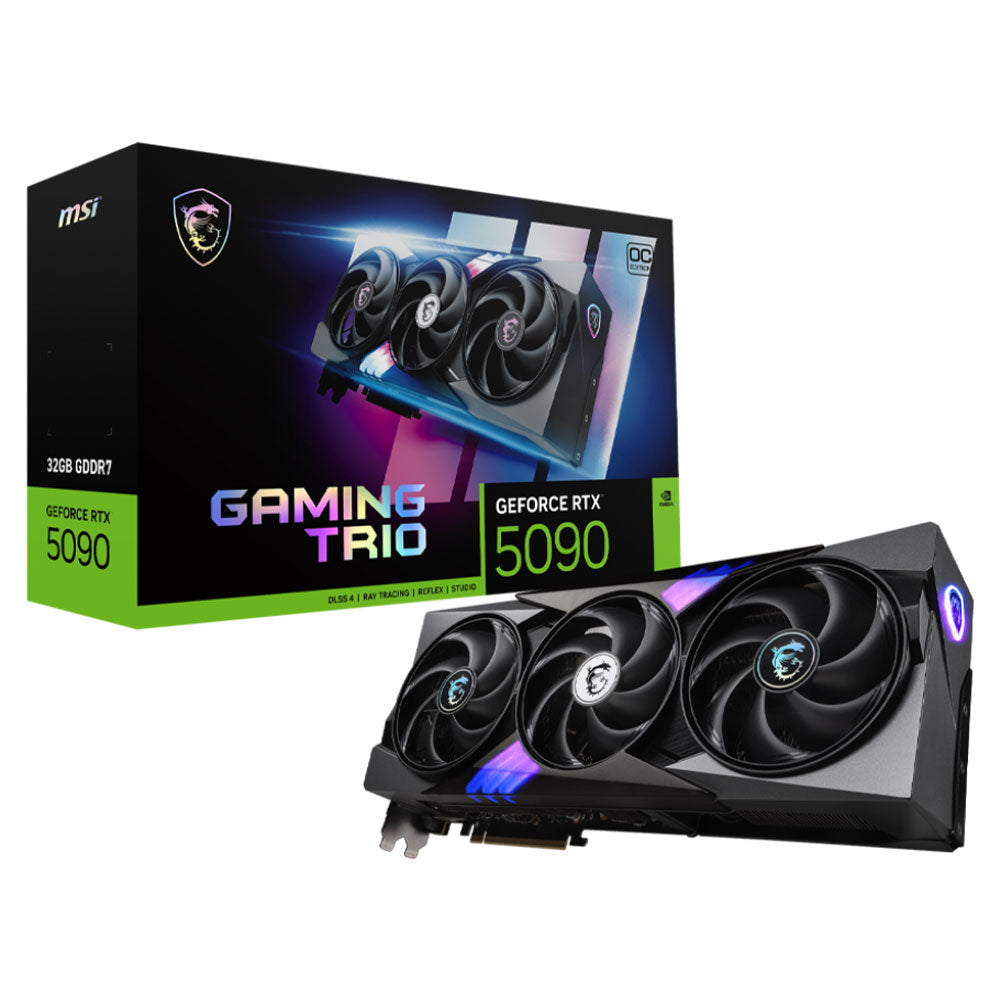 MSI GeForce RTX 5090 GAMING TRIO OC 32GB GDDR7 Graphics Card