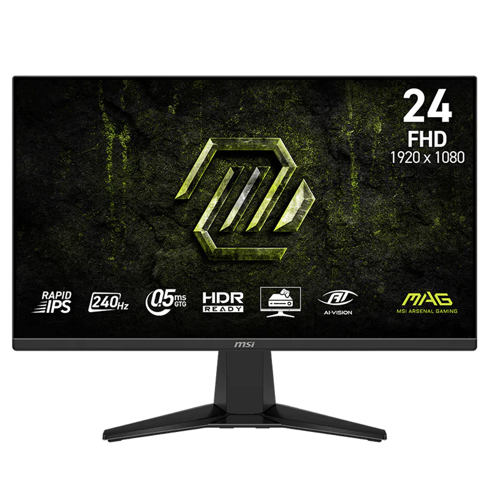 شاشة ام اس اي جيمنج 24 بوصة 240 هرتز MAG 245F X24 IPS FHD