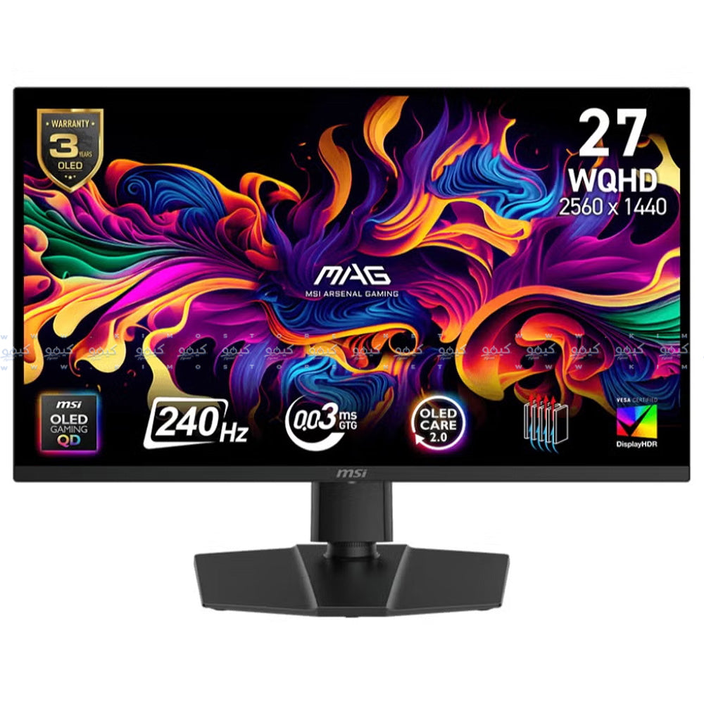 MSI MAG 273QP QD-OLED X24 27 Inch WQHD Gaming Monitor 240Hz