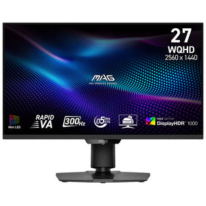 شاشة ام اس اي جيمنج بدون إطار 27 بوصة 300 هرتز MAG 274QPF X30MV VA WQHD