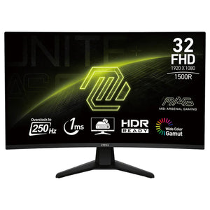 شاشة ام اس اي جيمنج بدون إطار منحنية 32 بوصة 250 هرتز MAG 32C6X VA FHD
