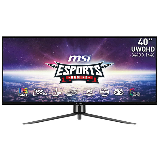 MSI MAG401QR 40 Inch IPS UWQHD Frameless Gaming Monitor 155Hz