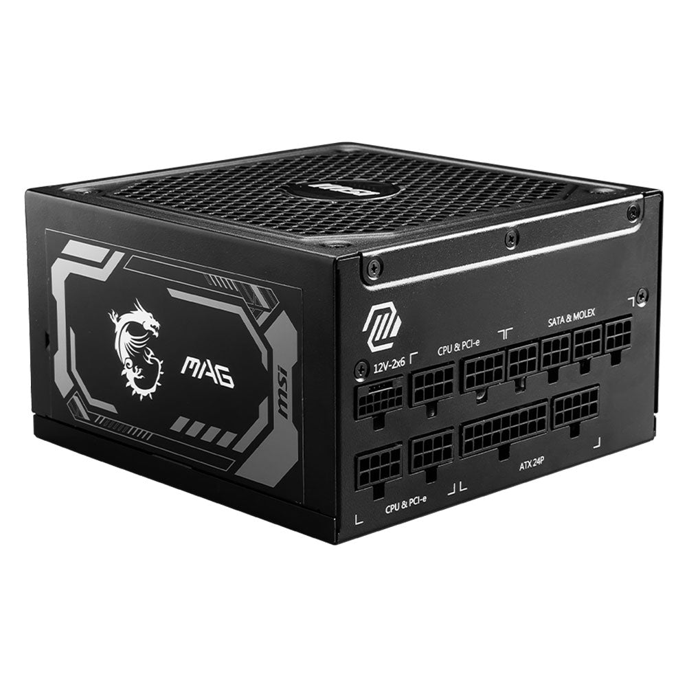 MSI MAG A1000GL PCIE5 1000W 80 PLUS Gold Certified Power Supply