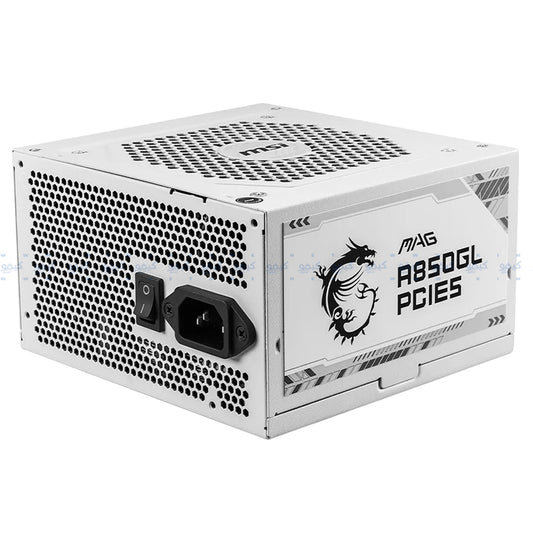 MSI MAG A850GL PCIE5 850W 80 PLUS Gold Certified Power Supply