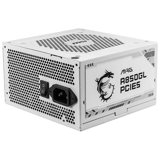 MSI MAG A850GL PCIE5 850W 80 PLUS Gold Certified Power Supply