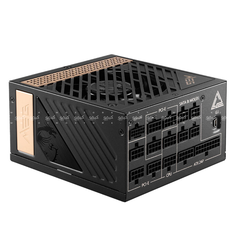 باور سبلاي ام اس اي 80 بلس بلاتينيوم 1300 وات MAG Ai1300P PCIE5