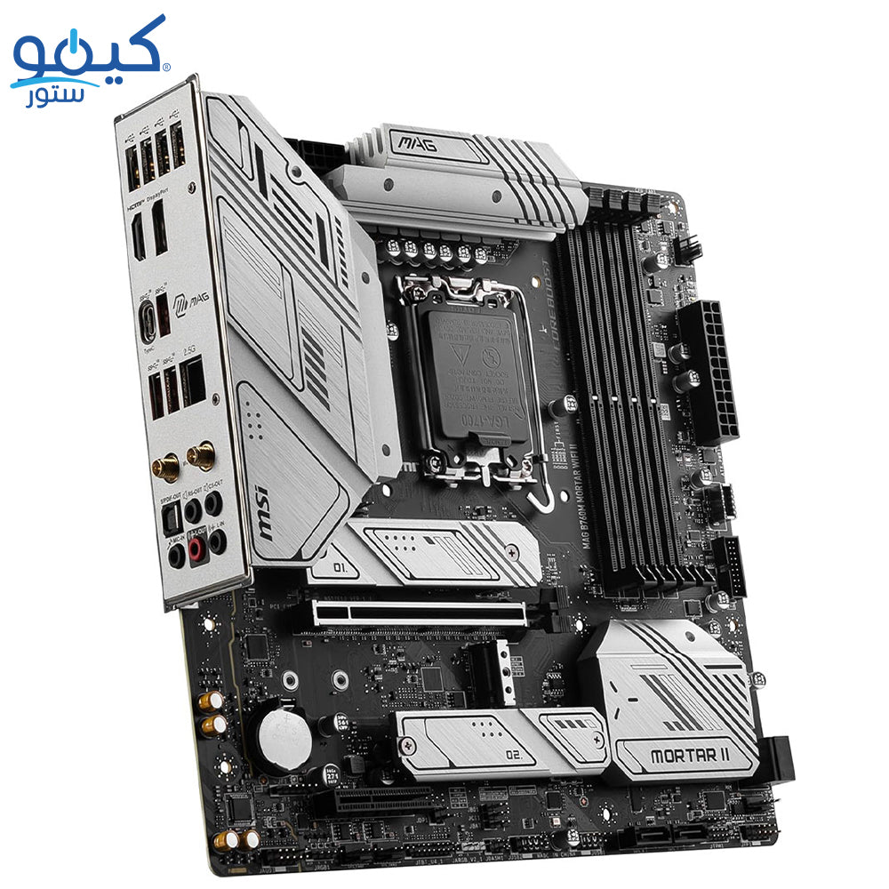مازر بورد ام اس اي MAG B760M Mortar WiFi II سوكيت معالج LGA 1700