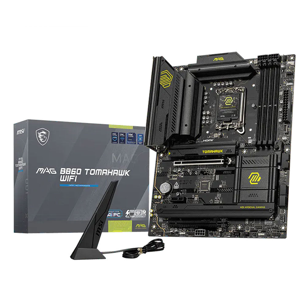 MSI MAG B860 Tomahawk WiFi DDR5 Motherboard LGA 1851