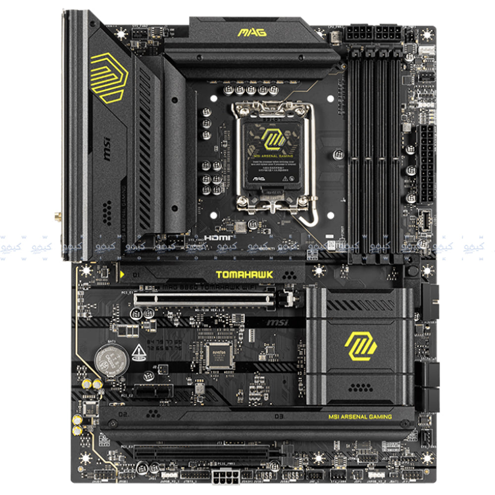 مازر بورد ام اس اى MAG B860 TOMAHAWK WiFi DDR5 سوكيت معالج LGA 1851