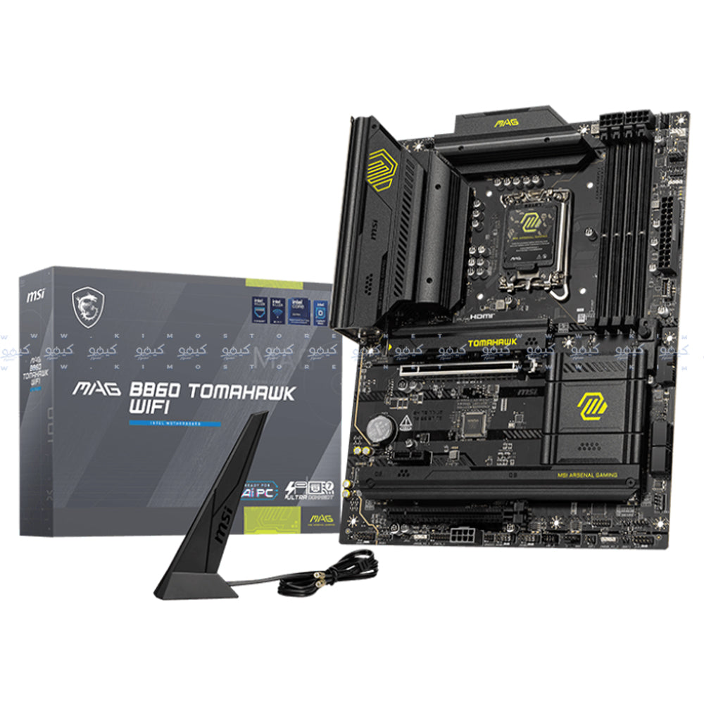 مازر بورد ام اس اى MAG B860 TOMAHAWK WiFi DDR5 سوكيت معالج LGA 1851
