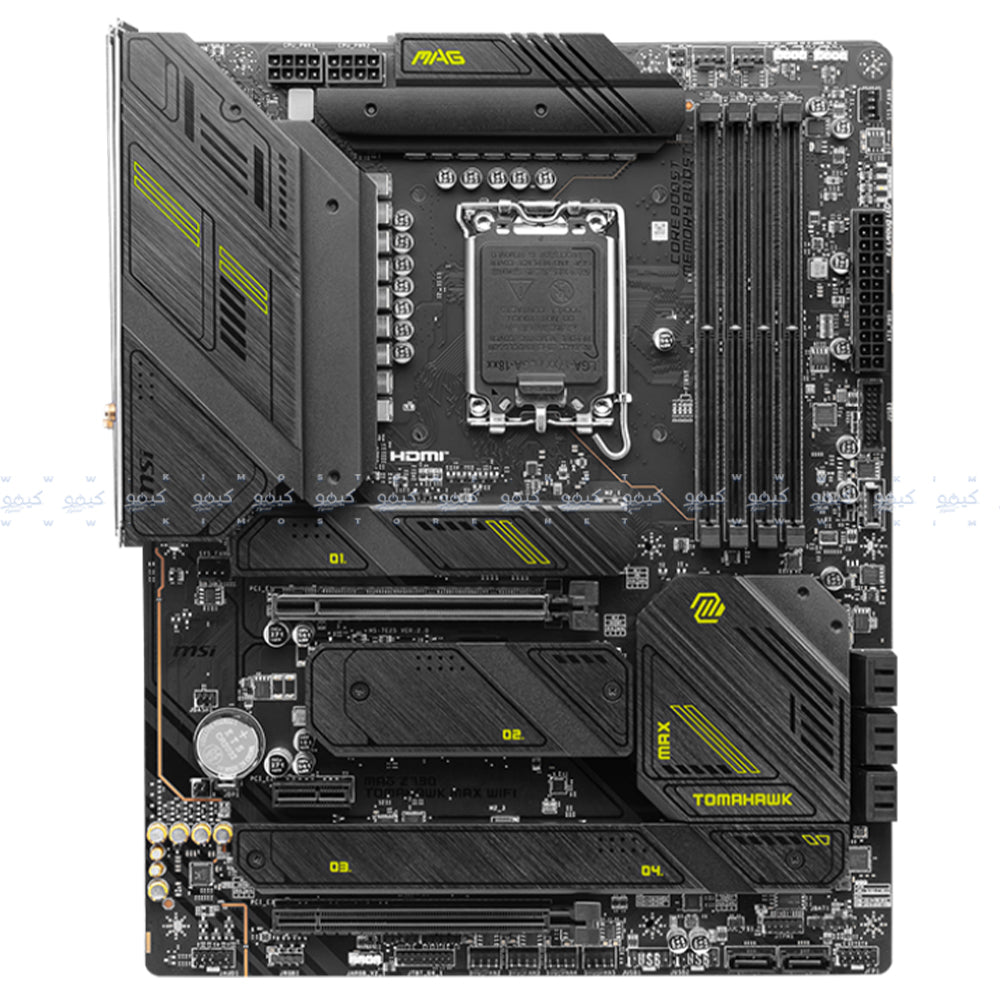 مازر بورد ام اس اي MAG Z790 TOMAHAWK MAX WiFi DDR5 سوكيت معالج LGA 1700