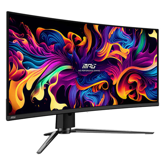 شاشة ام اس اي جيمنج منحنية بدون إطار 34 بوصة 240 هرتز MPG 341CQPX QD-OLED QD-OLED UWQHD