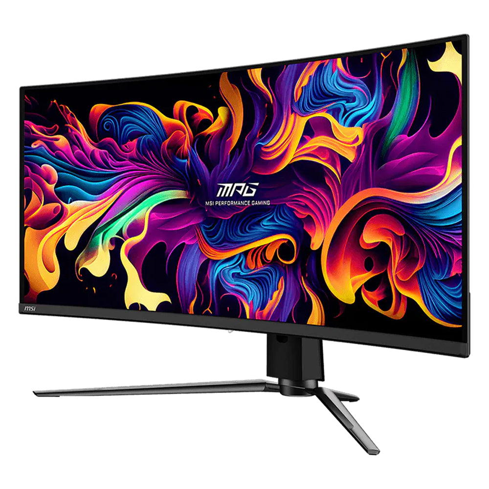 شاشة ام اس اي جيمنج منحنية بدون إطار 34 بوصة 240هرتز MPG 341CQPX QD-OLED QD-OLED UWQHD