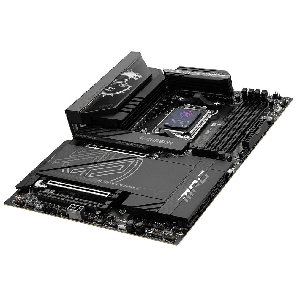 مازر بورد ام اس اي MPG X870E CARBON WIFI DDR5 سوكيت معالج AM5 