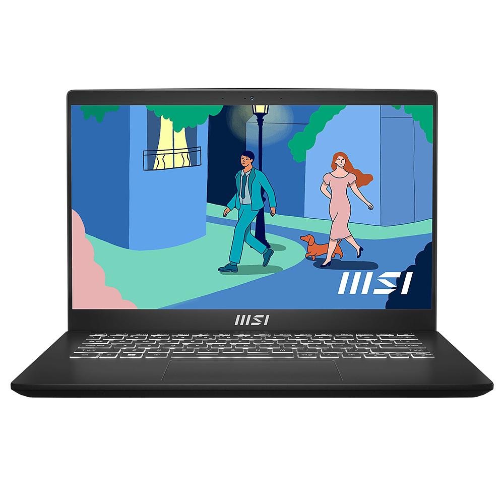 MSI Modern 14 C12MO-1075XEG Laptop (Intel Core i3-1215U - 8GB Ram - M.2 NVMe 256GB - Intel Iris Xe Graphics - 14.0 Inch FHD IPS 60Hz) 