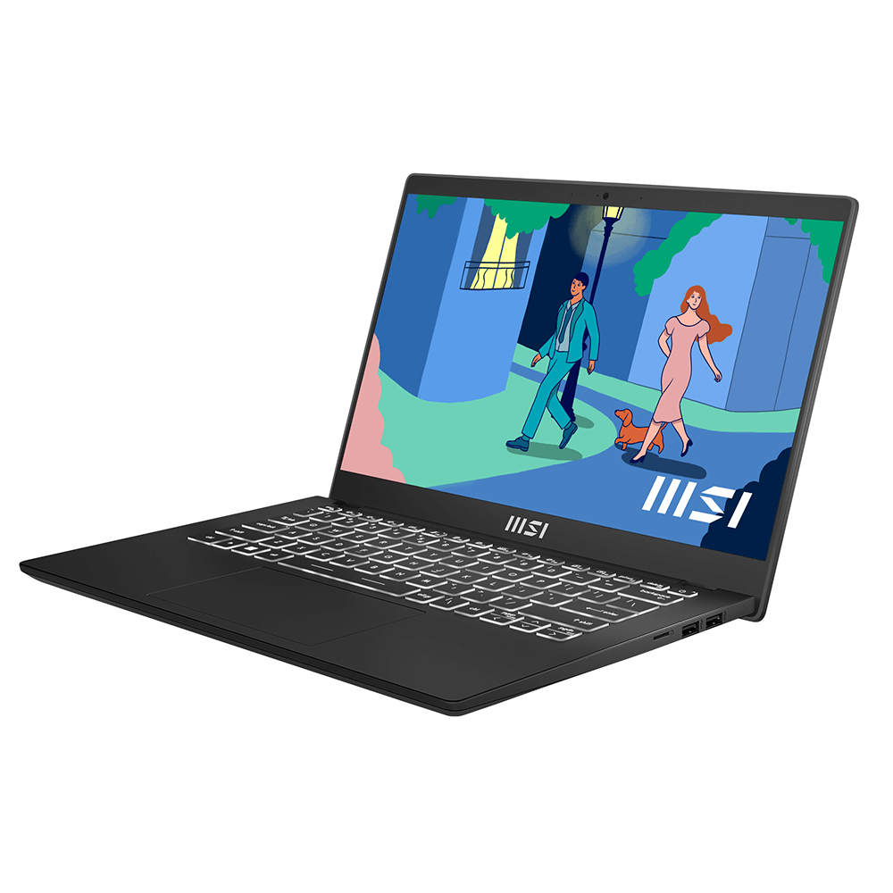 MSI Modern 14 Laptop (Intel Core i3-1215U - 8GB Ram - M.2 NVMe 256GB - Intel Iris Xe Graphics - 14.0 Inch FHD IPS 60Hz) 