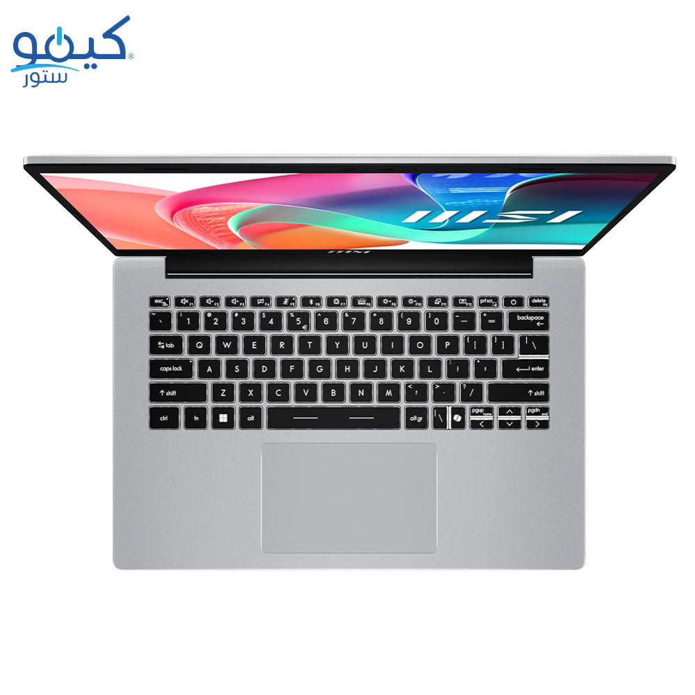 MSI Modern 14 F13MG-041XEG Laptop (Intel Core i7-1355U - 8GB Ram - M.2 NVMe 512GB - Intel UHD Graphics - 14 Inch FHD IPS 60Hz) - Urban Silver