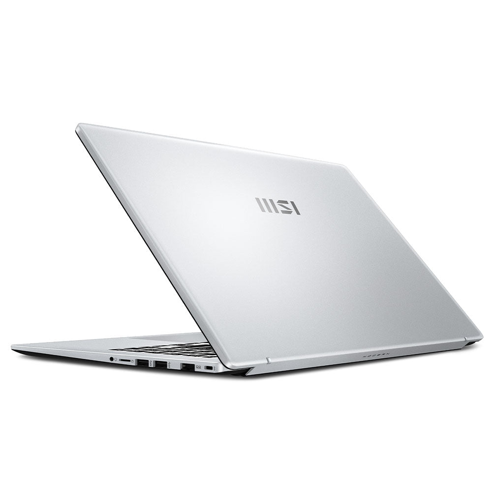 لاب توب ام اس اى Modern 15 F1MG-1069XEG (انتل كور 5 120U - رام 8 جيجابايت - هارد 512 جيجابايت M.2 NVMe - انتل جرافيكس - شاشة 15.6 بوصة FHD IPS) - فضي