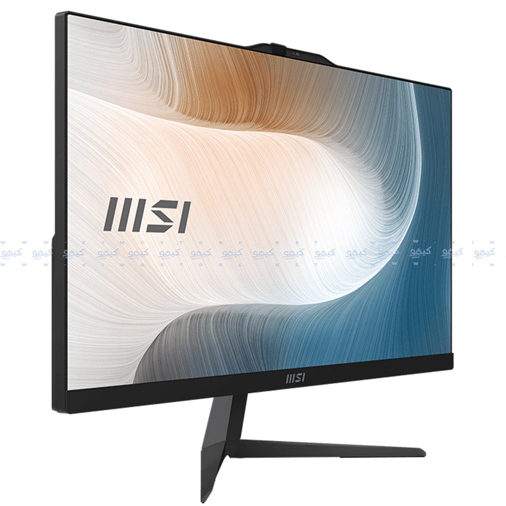 الكل في واحد ام اس اي Modern AM242 12M-805EG (إنتل كور i5-1235U - رام 16 جيجابايت - هارد 512  جيجابايت M.2 NVMe - انتل Iris Xe جرافيكس - شاشة 23.8 بوصة FHD IPS - كاميرا ) - اسود