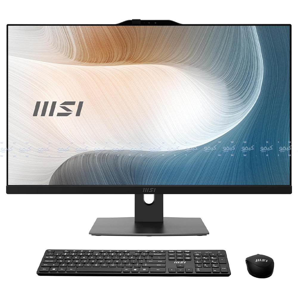 MSI Modern AM272P 12M-603EG All in One (Intel Core i7-1255U - 16GB Ram - M.2 NVMe 512GB - Intel Iris Xe Graphics - 27 Inch FHD IPS - Cam) - Black