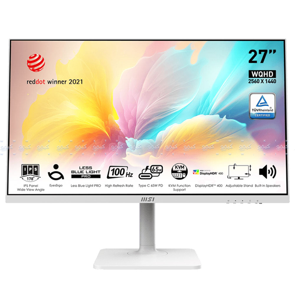 MSI Modern MD272QXPW 27 Inch WQHD IPS Monitor 100Hz