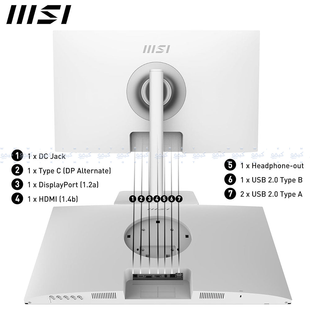 MSI Modern MD272XPW 27 Inch IPS FHD Monitor 100Hz