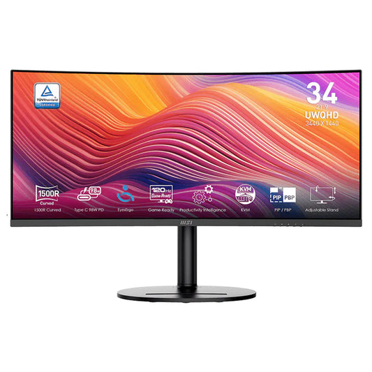 شاشة ام اس اي جيمنج منحنية 34 بوصة 120 هرتز Modern MD342CQP VA UWQHD