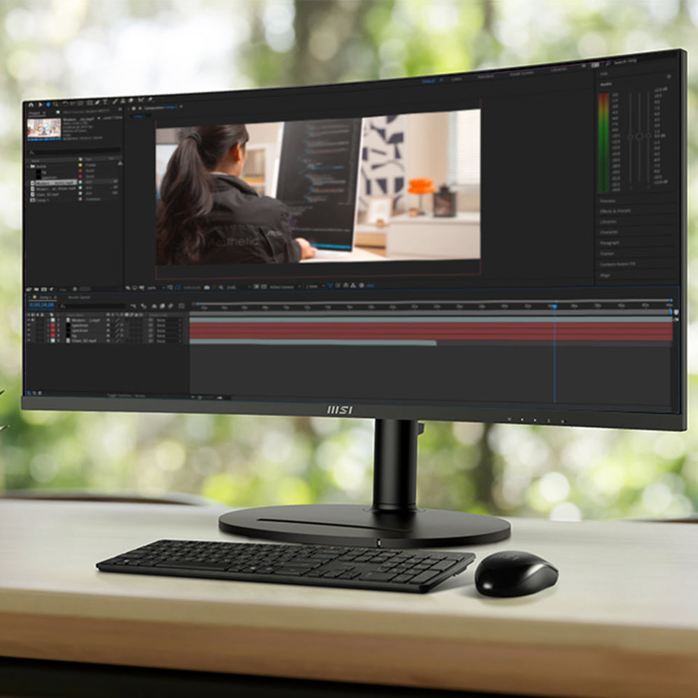 شاشة ام اس اي جيمنج منحنية 34 بوصة 120 هرتز Modern MD342CQP VA UWQHD